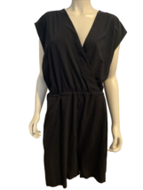 Athleta Black V Neck Sleeveless Short Romper  Size 3X - $33.24