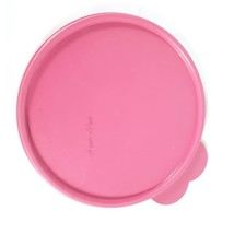 Tupperware Round 2517A-3 Pink Lid 7.25″ Diameter - £16.28 GBP