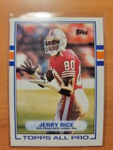 1989 Topps #7 Jerry Rice - San Francisco 49ers - NFL - £1.58 GBP