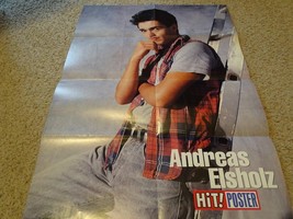 Andreas Elsholz teen magazine poster clipping bulge TV Hits mega rare Bop - £3.19 GBP