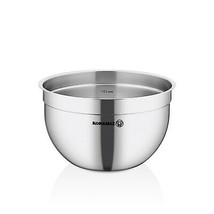 Korkmaz Gastro Proline 5.4 qt Stainless Steel Mixing Bowl in Silver - £38.37 GBP