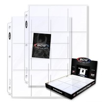 New 9-Pocket Plastic Sheets (100 Sheets Included) - $33.84 CAD