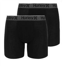 Hurley 2 pack everyday boxer briefs in Black - size S - £20.11 GBP