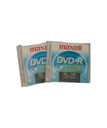 2 New Open Box Maxell DVD-R Camcorder 30 min 1.4 GB  - $12.00