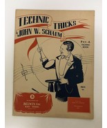 Technic Tricks Pre-A Book  1949 by John W. Schaum - Belwin Inc. New York... - $5.22