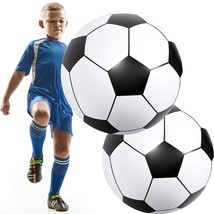 27 Inch Large Inflatable Soccer Ball Giant Soccer Ball Inflatable Large ... - £36.17 GBP