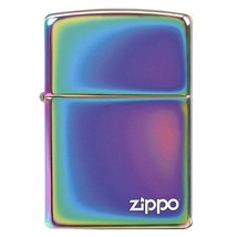 Zippo Windproof Lighter Spectrum Finish w/Zippo Logo - £45.00 GBP