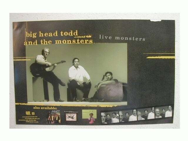 Big Head Todd And The Monsters Poster - $17.99