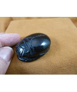 (Y-SCA-565) little Opalite Glass beetle bug gemstone love Egyptian bugs ... - $355.23 MXN