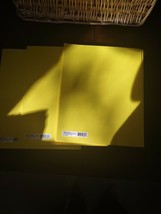Lot Of 3 Yellow Office Depot Folders - $12.75