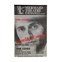 Mermaid Theatre Poster 1978, Tom Conti, Jane Asher - &#39;Whose Life is it A... - £21.94 GBP