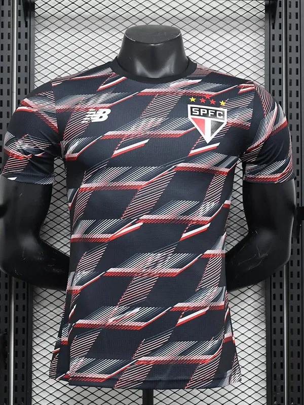 2024 Sao Paulo Black Red Player Version Training shirts - £79.91 GBP