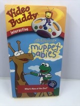 Jim Hensons Muppet Babies Interactive Whats New At The Zoo VHS 1999 Video Buddy - £6.92 GBP