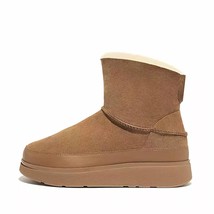 Fitflop women&#39;s gen ff-mini double-faced shearling boots in Desert Tan - $136.00