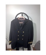 US Naval Academy Dress Uniform Jacket 42S Black Blazer Coat, Davis Cloth... - £23.43 GBP