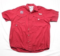 Columbia PFG Mens Red Short Sleeve Shirt With South Carolina Gamecocks L... - $26.35 CAD