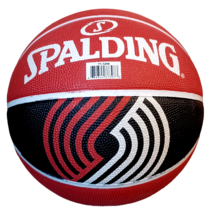 Portland Trail Blazers Spalding NBA Courtside Team Outdoor Basketball - £30.89 GBP