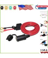 13FT 12V Female Cigarette Lighter Socket with Ring Terminal for Versatil... - $29.69