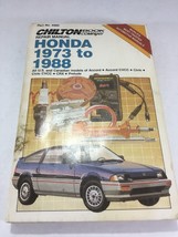 Chilton Repair Manual Honda 1973-1988 Used - $3.19