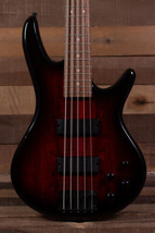 Ibanez GSR205SM 5-String Bass, Spalted Charcoal Brown Burst - $329.99