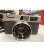 Vintage Canon Canonet QL17 Camera SE 45mm Lens with Leather Case - £58.48 GBP