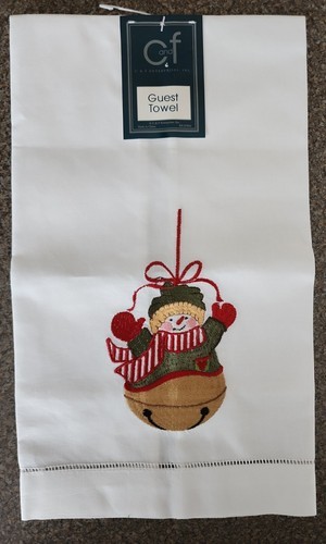 Two (2) C and F ~ Handcrafted ~ Holiday ~ 14 x 22 ~ 100% Cotton ~ Guest Towels~2 Item image 2