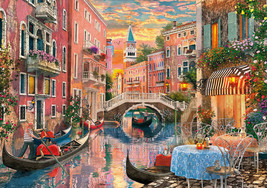 Italy Romantic Venice Canal Evening Sunset Ceramic Tile Art Mural Backsplash - £46.83 GBP+