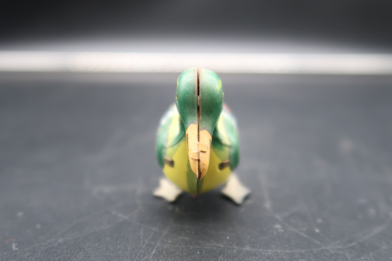 Vintage Friction Tin Litho Toy Duck No Key #1212 Unbranded Item image 9