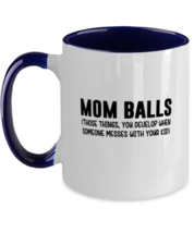 Funny Mugs Mom Balls Navy-2T-Mug  - £16.03 GBP