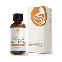 Foxbrim 100% Pure Organic Castor Oil - Hexane Free - Premium Oil With In... - $79.00