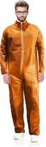 5 Pk Orange Adult Industrial Workwear L Coveralls, 66&quot; Long, 40 GSM - $23.30