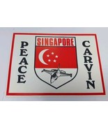 Singapore Peace Carvin  4.5” x 6” Sticker - £4.39 GBP