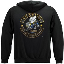 USN US NAVY SEA BEES Biker MC SWEATSHIRT - $49.45+