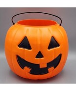 VTG General Foam Plastic Halloween Treat Pumpkin Basket Candy Pail JackO... - €8,33 EUR