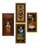 Medieval Cat Tarot Oracle Cards and Guidebook Renaissance Felines Lawren... - $31.07 CAD