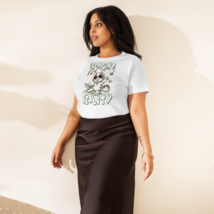 Women’s High-Waisted T-Shirt – Escaping White - $49.99