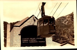 RPPC Postcard Valley Station, Cannon Mountain, Aerial Passenger Tram-NH-BK35 - £5.43 GBP