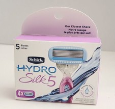 Schick Hydro Silk Refill Blade Cartridges - 4 refill cartridges - £8.67 GBP