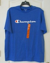 Champion  Short Sleeve Tee Navy or Bozzetto Blue  Men&#39;s Sz XXL NWT - $16.46