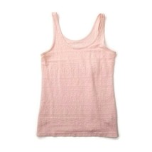 Tank Top Light Pink Size Large Authentic American Heritage SO Fitted Tex... - £10.96 GBP