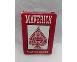 Red Maverick Poker Size Playing Cards Hoyle Products - £4.92 GBP