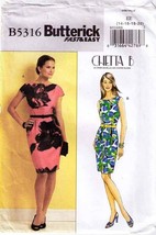 2009 Misses&#39; DRESS Butterick Pattern 5316-b Sizes 14-20 - UNCUT - £9.57 GBP