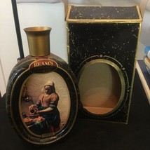 VTG 1972 Vermeer Maidservant Pouring Milk Jim Beam Whiskey Decanter Bottle w/Box - £14.22 GBP