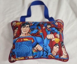 Childs Tooth Fairy Works 9x7 Superman Keepsake Pocket Pillow New With Ha... - £11.96 GBP