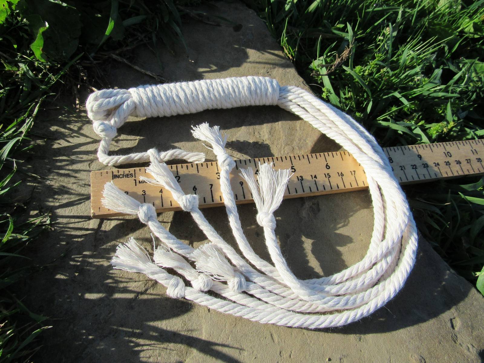Cotton Discipline Rope Whip (scourge, flogger): Tool of Initiation and P... - $20.00