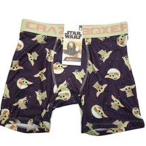 Star Wars The Mandalorian THE CHILD Boxer Briefs Crazy Boxer Mens Size Small - £10.19 GBP