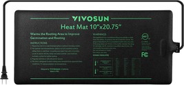 VIVOSUN Durable Waterproof Seedling Heat Mat 10&quot; x 20.75&quot; UL &amp; MET-Certified War - £17.50 GBP