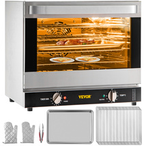 VEVOR Commercial Convection Oven, 66L/60Qt, , 1800W 4-Tier Toaster, Glas... - $501.90