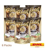 6 x Luxica Gold Instant Coffee Mix 35 in 1 Herbal Healthy Diet No Sugar ... - £84.17 GBP