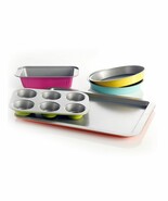 Gibson Home Color Splash Lyneham 5 pc Carbon Steel Bakeware Set - $1,048.85 MXN